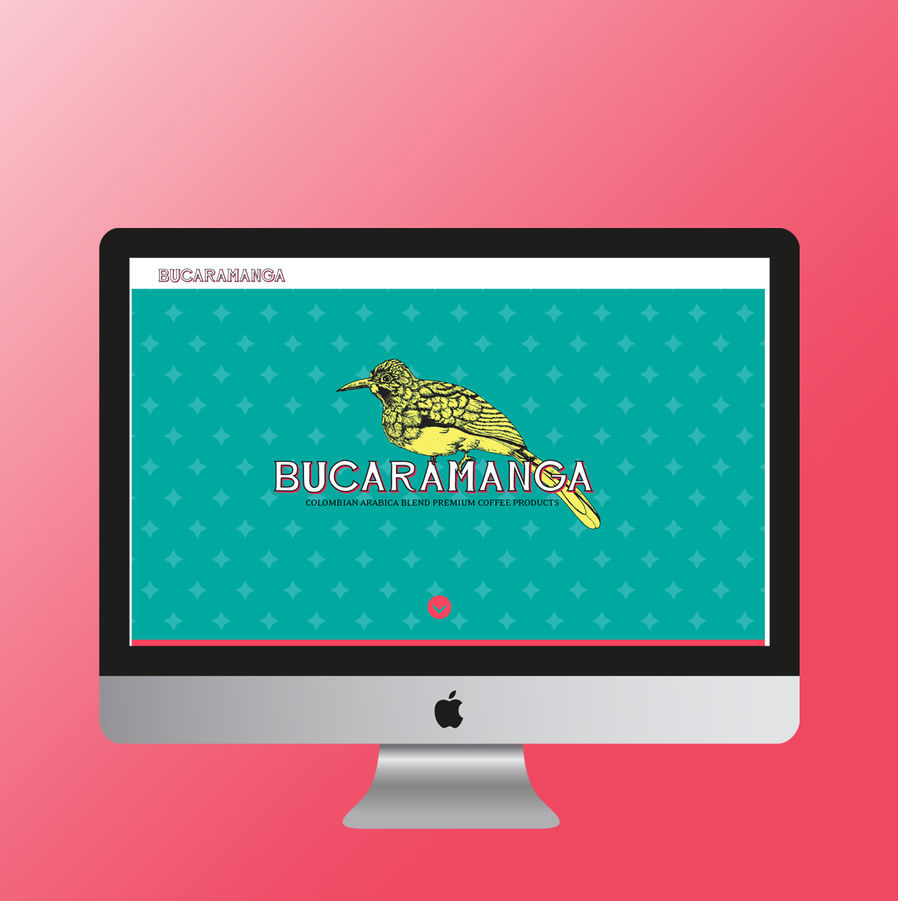 Bucaramanga Coffee Site Mockup